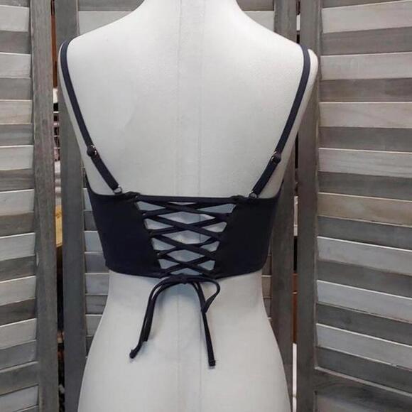 Women's Longline Underwire Bikini Top | Shade & Shore | 36C - Picture 4 of 10